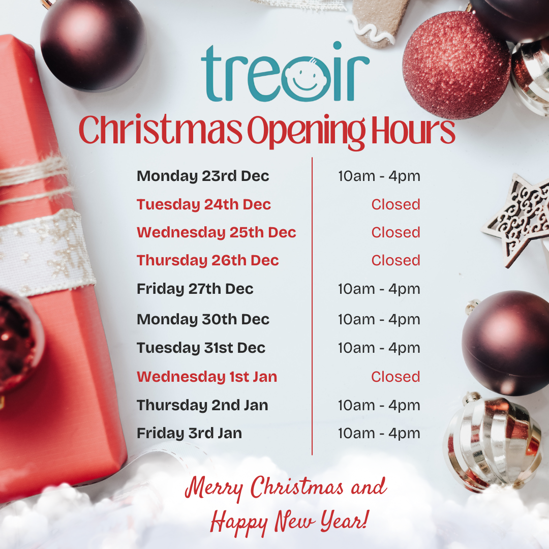 Treoirs opening hours for Christmas Holidays 2024